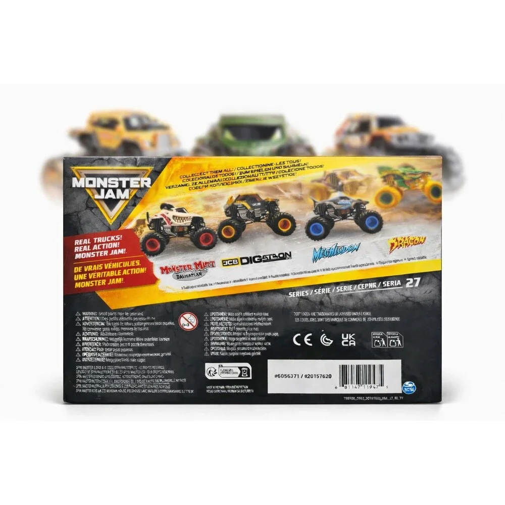 Monster Jam MONSTER MUTT DALMATIAN Series 27 Monster Truck Figure 1:24 Scale